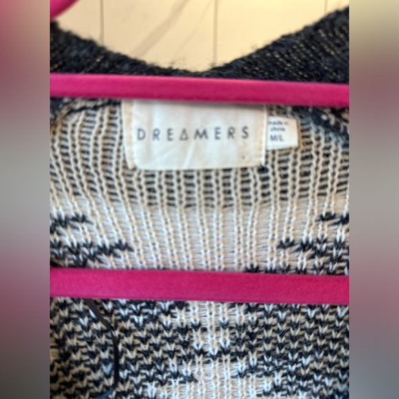 Cosy Aztec Duster Cardigan -M/L - Picture 3 of 12